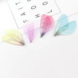 Dragonfly Wings Organza Fabric Charm - Craft Findings