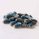 40pcs 16mm Ceramic Triangle Beads Spacer for DIY Jewelry Making