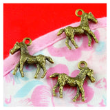 40pcs Vintage Horse Charms Pendant for Jewelry Making