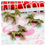40pcs Vintage Horse Charms Pendant for Jewelry Making