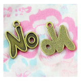 40pcs No Charms Pendants Antique Bronze for Jewelry Making Accessories