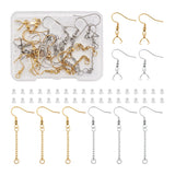40pcs 304 Stainless Steel Ear Wires Fish Hook & Pinch Bails for Earrings