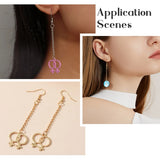 40pcs 304 Stainless Steel Ear Wires Fish Hook & Pinch Bails for Earrings