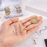 40pcs 304 Stainless Steel Ear Wires Fish Hook & Pinch Bails for Earrings