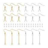 40pcs 304 Stainless Steel Ear Wires Fish Hook & Pinch Bails for Earrings