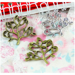 40pcs Tree Of Life Charm Pendant For Jewelry Making Findings