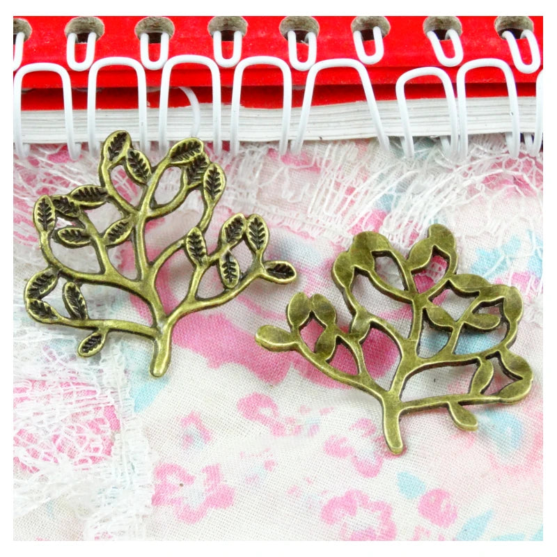 40pcs Tree Of Life Charm Pendant For Jewelry Making Findings