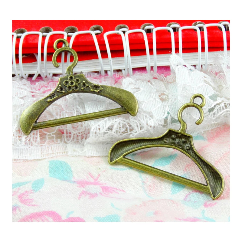 40pcs Antique Bronze Vintage Pendant Hanger Charms DIY Jewelry Accessories
