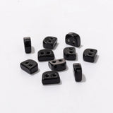 40pcs Colorful Arch Shape Enamel Beads for Bracelets Making DIY Bohemain Elastic