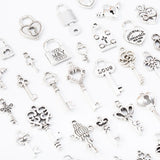 40pcs Tibetan Silver Mixed Styles Charms Pendants for DIY Jewelry Making
