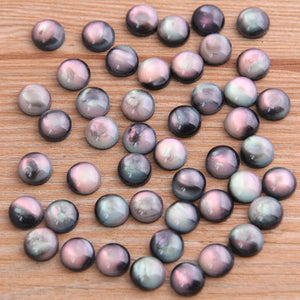 40pcs Natural Ore Style Resin Cabochons for Jewelry Making