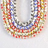 40pcs 8mm Ceramic Flower Porcelain Beads for Jewelry DIY