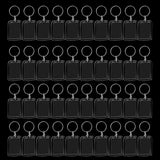 40pcs Acrylic Photo Keychain Frames - 1.5 X 0.98 Clear Blank DIY Picture Frames