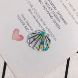 40pcs Shell Scallop Pendant Earrings Charms 20*25mm