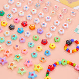 40pcs Acrylic Thousand Flower Beads DIY Bracelet Necklace Material