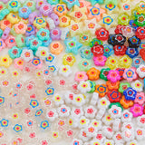 40pcs Acrylic Thousand Flower Beads DIY Bracelet Necklace Material