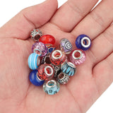 40pcs Alloy Glazed Resin Art Mixed Pack 4.5mm Beads for DIY Jewelry Making