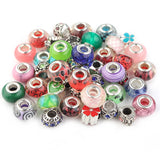 40pcs Alloy Glazed Resin Art Mixed Pack 4.5mm Beads for DIY Jewelry Making