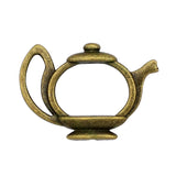 40pcs Antique Bronze Teapot Charms Pendant 28x20mm