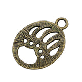 40pcs Antique Bronze Bear Claw Charms Pendant 30x22mm