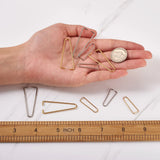 40pcs 304 Stainless Steel Ice Pick Pinch Bails Clips 1~1.2mm for Jewelry Making