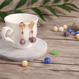 40pcs Lampwork Flower Beads 12x10mm DIY Earring Necklace Pendants Jewelry Mixed