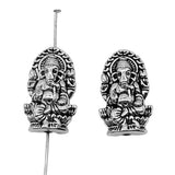 40pcs Indian God Of Wealth Ganesha Charms 14x22mm Antique Silver Elephant Beads