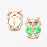 40pcs Colorful Enamel Owl Pendant Earring Bracelet Necklace Pendants