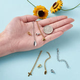 40pcs Stainless Steel Jewelry Finding Kits with Extenders and Clasps