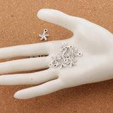 40pcs Dot Soft Sea Star Charm Beads 12.7x16.2mm Tibetan Silver Pendants DIY