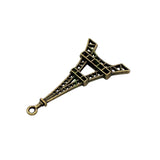 40pcs Antique Bronze Eiffel Tower Charms Pendant 44x25mm