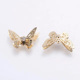 40pcs Brass Butterfly Dragonfly Pendants for Jewelry Making 13x20x5mm 18x22x4mm