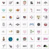 40pcs Mixed Floating Charms for Locket Jewelry Necklace Promotion
