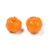 40pcs Lampwork Flower Beads for DIY Jewelry Making Crafts - Hole: 1.2mm