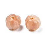 40pcs Lampwork Flower Beads for DIY Jewelry Making Crafts - Hole: 1.2mm