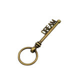 40pcs Antique Bronze Dream Key Charms Pendant 52x17mm