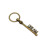 40pcs Antique Bronze Dream Key Charms Pendant 52x17mm