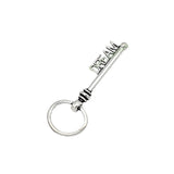 40pcs Antique Tibetan Silver Dream Key Charms Pendant 52x17mm