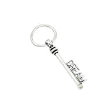 40pcs Antique Tibetan Silver Dream Key Charms Pendant 52x17mm