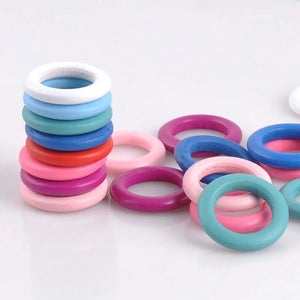 40pcs Large Wooden Ring 1.26 inch Great for Jewelry Teethers Rings Toss MT1444