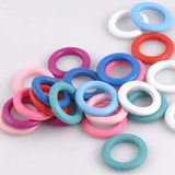 40pcs Large Wooden Ring 1.26 inch Great for Jewelry Teethers Rings Toss MT1444