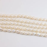 40pcs 8-9mm Natural Freshwater Pearl Beige DIY Jewelry Making JA0682