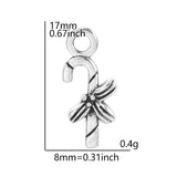 40pcs Beauty Silver Christmas Scepter Charms Pendant