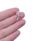 40pcs Beauty Silver Christmas Scepter Charms Pendant