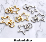 40pcs Metal Swivel Lobster Claw Clasp Snap Hook for Crafts Keyrings Bags