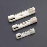 40pcs Milk Brooch Base Back Bar Pins Setting Supplies for Jewelry Finding