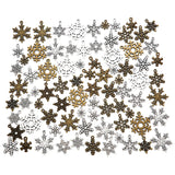 40pcs Christmas Snowflakes Charms for Jewelry Making