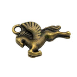 40pcs Pegasus Charms Antique Bronze Flying Horse Charms Pendant 16x15mm