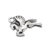 40pcs Pegasus Charms Antique Bronze Flying Horse Charms Pendant 16x15mm