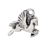 40pcs Pegasus Charms Antique Bronze Flying Horse Charms Pendant 16x15mm